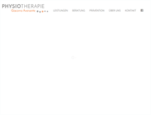 Tablet Screenshot of physio-remscheid.de